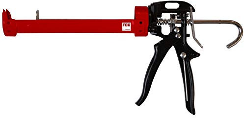 TOX Auspresspistole Liquix Blaster, zur Verarbeitung von 150/280/300 ml Verbundmörtel-Kartuschen, Übersetzungsverhältnis bis zu 1:18 für eine einfache Dosierung, 1 Stück im Beutel, 08460095