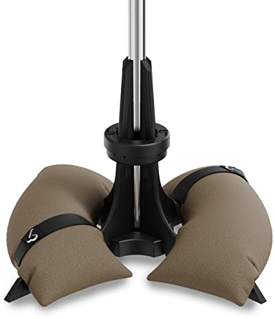 Baser Pie de Parasol Sacos de Arena para Rellenar, Peso 30 kg para parasoles de hasta 3,3 m de diámetro, Fabricado en Dinamarca con Material Reciclado