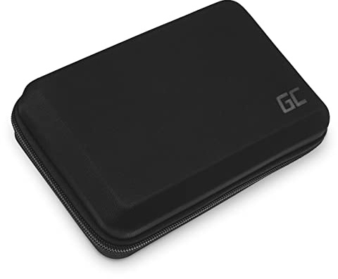 Green Cell GC PowerCase kabelväska elektronisk väska universell hårddiskväska stor kabel organiserare väska elektronik tillbehör arrangör för mobiltelefon laddningskabel powerbank USB-sticks SD-kort