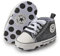 SIFANGPING Zapatos de Primeros Pasos niños Zapatos de Lona para niños Suela Blanda Zapatos de Lona Transpirables y Antideslizantes Ligeros para bebé 18 EU Gris Negro