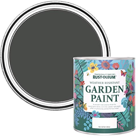 Rust-Oleum Dark Green Mould Resistant Garden Paint in Matt Finish - After Dinner 750ml