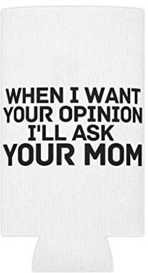 Bierdose Kühler Hülse Humorvoll Fragen Meinungen Sarkastische Introvertierte Aussagen Urkomische Mommas Slim Can