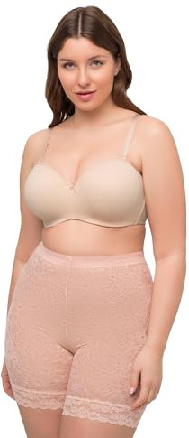 Ulla Popken, Donna, Taglie Grandi, Reggiseno Multiway, Champagne, 100C
