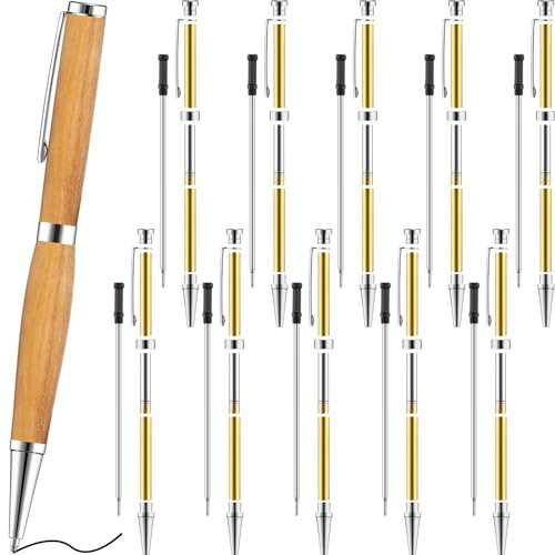 Colarr Stifte-Sets für Holzdreharbeiten, 7 mm, schlankes Stift-Dreh-Set mit Nachfüll-Drehmaschine, Zubehör für die Herstellung von Büro, Klassenzimmer, Heimwerker, Freunde, Lehrer, Studenten,