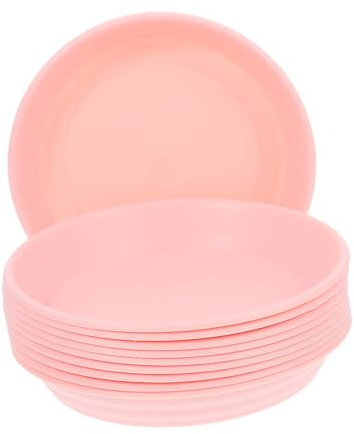 SUPVOX Grands Plateaux pour Plantes Soucoupes pour Pots Soucoupes pour Pots De Fleurs Plateaux pour Pots De Fleurs Bacs Dégouttage Bacs À Eau pour Plantes Lot de 10