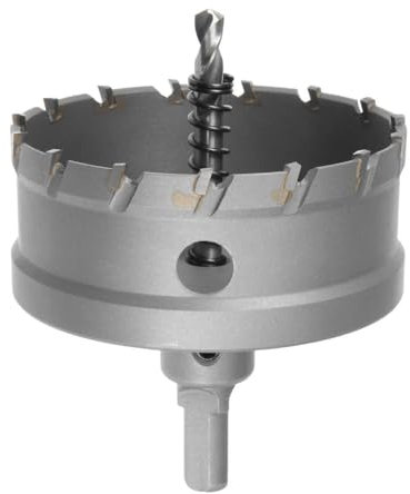 1 pièces 80mm 75mm 63mm 58mm 51mm carbure scie cloche foret for alliage d'acier inoxydable(58mm)