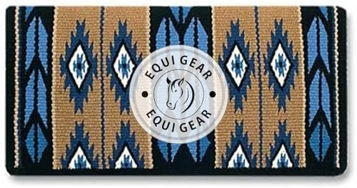 EQUIEMPRESS Sattelunterlage Western Ranch/Westernsatteldecke aus Neuseelandwolle, Top Wool Pad Sensor Flex (Anpassung möglich) A-326 (32 x 32)