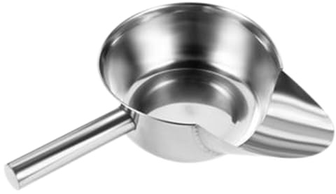 Pommes-Schaufel, Popcornschaufel, Edelstahl, Portionen Conrol, rutschfeste Küchenbagger-Schaufel für Snacks, Desserts, Trockenwaren, Popcorn und Süßigkeiten, 228 g