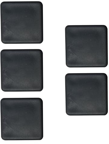 ESTEXO Pfostenkappen Eck Pfosten Abdeckung 4x4 cm Abdeckkappe Eckpfosten 5er Set Zaunkappen Anthrazit RAL 7016