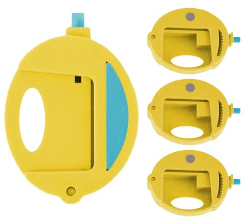 CHIP Clips - Sturdy Bread Bag Sealer Set with 4 Strong Clips | Magnetic Food Clipers for Kitchen Canteen, Fridge Storage, Snack Packages, Freezer Bags, Household Resourcing Accessories
