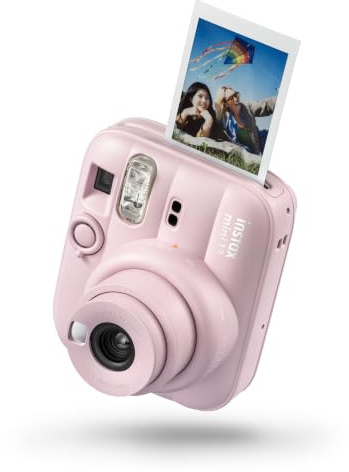 instax mini 13 instantkamera med inbyggd automatisk blixt, inbyggd spegel för selfies, närbildsläge och självutlösare, Candy Pink