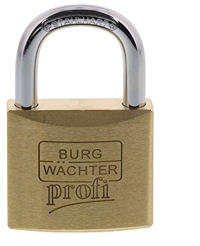 Burg-Wächter Vorhängeschloss, Profi 116 40 SB, Inkl. 2 Schlüssel, Bügelstärke: 6 mm