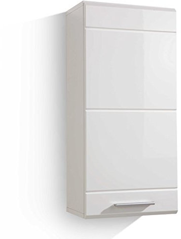 Trendteam 1280-501-01 Armario Colgante Mezzo, 37 x 77 x 23 cm, en Blanco Decorativo
