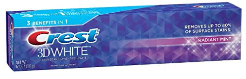 Crest 3D White Whitening Toothpaste - Radiant Mint 6.4 oz