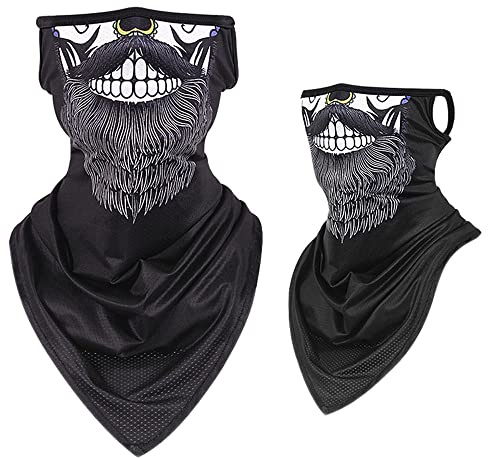 KINGREE Balaclava Ski Mask, Motorcycle Helmets Liner Neck Gaiter, Quick-Dry Half Masks