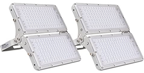 Sararoom LED Strahler 200W 20000LM Scheinwerfer Außen, 6500K Kaltweiß Superhell Fluter Flutlicht, IP65 Wasserdicht Flutlichtstrahler Aussenleuchte für Garten Hof Garage Sportplatz Werkstatt Wand, 2St
