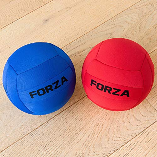 FORZA 180mm Völkerball Ball [Große 2] | Softball Kinder - Völkerball für Kinder | Spielplatz Ball Soft Ball | in Rot oder Blau erhältlich [Einzeln oder 6-Set] (6er-Set, Blau)