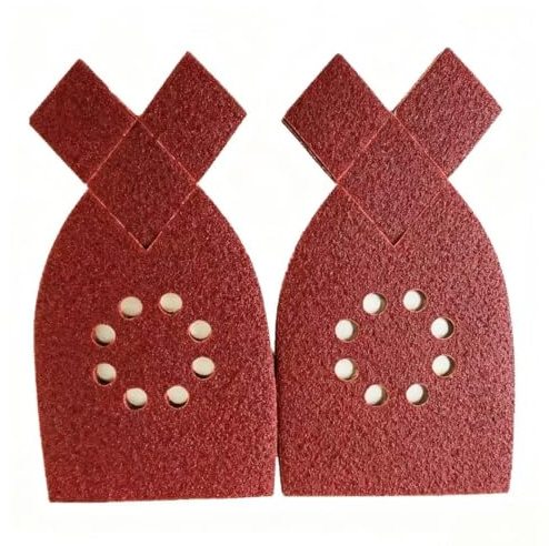 50pcs Large Mouse Detail Sander Sandpaper 8 Holes Hook and Loop Sander Pads for Black and Decker KA220G KA230 Mega Mouse Cyclon Sandstorm Craftsman Sanding Sheets Assortment 40 60 80 100 120 Grit