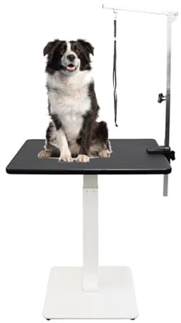 HJYryhyfddply 70 cm Großer Trimmtisch für Hunde, Schreibtisch-Pflegetisch für Hunde Zu Hause, Maximale Tragkraft Bis Zu 100 Pfund