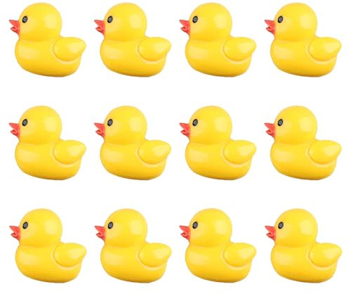 12pcs 3D Duck Cute Fridge Magnets, Cute Refrigerator Magnets, Cute Magnets for Whiteboard, Funny Strong Fridge Magnets for Board, Refrigerator, Locker, Kitchen, Office