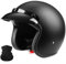 Yirunfa Retro-Jet-Helm, 3/4-Helm Retro-Halbschalenhelm, ECE-zertifizierter Leichtbauhelm, Mit Visier Halbschalenhelm Braincap, für Bike Cruiser Chopper Herren und Damen, M~XXL