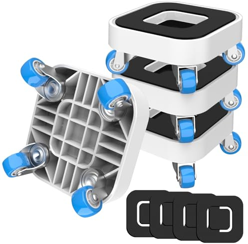 Kiss Core New Upgrade Furniture Sliders, Furniture Movers with Wheels, Furniture Dolly with 360° Rotatable Wheels, Appliance Roller for Moving Heavy Sofa Load Capacity Up to 750lb
