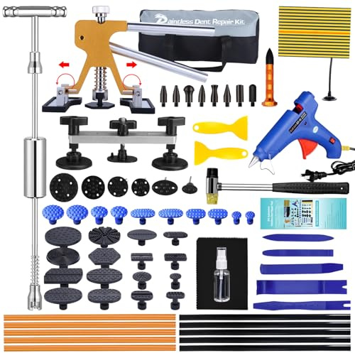 Manelord Ventosa carrozzeria tirabolli per carrozzeria Kit Riparazione Car ammaccature tirabolle per Auto Leva Bolli carrozzeria Professionale estrattore ammaccature