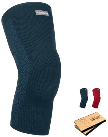 ProStabilize Core | Kniebandage | Männer | Damen | Knieschoner | Kniewärmer Bandage Knie | Meniskus | Knee Support | Arthrose | Knieschmerzen | Patella | Kompression (Navy Blue, M)