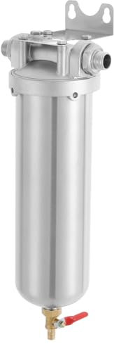Filtre à eau en acier Robinet filtrant à eau Double couche Filtration fine 40 microns Débit d'eau 8000 l/heure Convient pour les fermes, les usines, les maisons privées