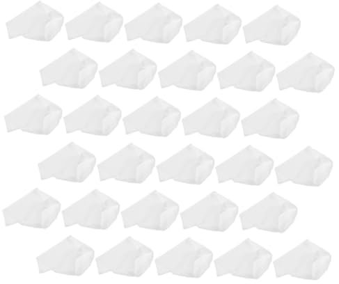 TOYANDONA 30pcs Pool Filter Socks Reusable Mesh Cleaning Bags for Swimming Pool Skimmers Fine Mesh Net for Debris Hair Leaves and Dirt Removal Compatible Above-ground