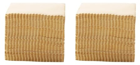 YXINAER Chiffons de Nettoyage pour Bijoux 200 pièces Argent Chiffon de Polissage Bijoux Chiffon de Nettoyage Individuellement Jaune 3.15X3.15 Pouces