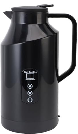 Oreilet Bollitore Elettrico Automobilistico, 1500 Ml di Acqua Calda per il Latte di tè Al caffè Acqua Potabile, Chiusura Automatica per Camion Dell'auto