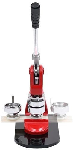 Machine à boutons avec coupe-cercle 58 mm – Presse à boutons professionnelle pour l'artisanat et les loisirs, idéale pour les projets de bricolage et la conception créative