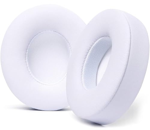 Replacement Memory Foam Earpads for Beats Solo 2 & Solo 3 Wireless Headphones, White
