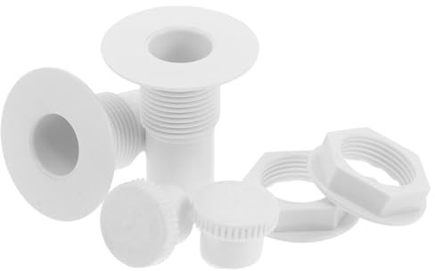 MUELODSIC Bouchons de Vidange pour Drainage Fiable en Plastique Blanc Étanchéité et Compatibilité Large Lot de 2 pour Réfrigérateurs et Congélateurs