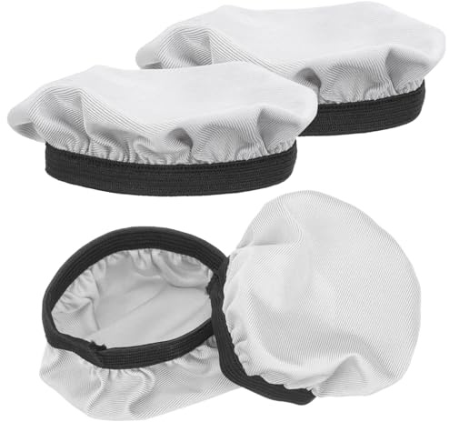 Gatuida 4pcs Stretchable Headphone Earpad Covers, Large Size 9-11cm, Elastic Breathable Ear Cushion Protectors, Washable Dustproof Sweatproof Covers for Over-ear Headphones