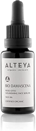 Alteya Bio Aufbauendes Gesichtsserum 20ml - USDA Organic-zertifiziert Rein Natürlich Bio Gesichtsserum auf der Basis von ätherischem Rosenöl (Damaszener Rose) in therapeutischer Qualität