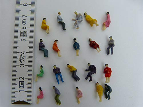 Archifreunde 300 sitzende Figuren für Personenwagen H0, ohne Sitzreihen!!!