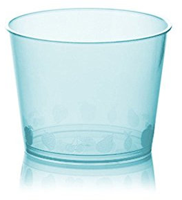BICCHIERE COPPETTA DI PLASTICA FORMATO GRANDE CC 400 PER MACEDONIE YOGURT E GELATI TRASPARENTI COLORATE PLASTIC CUP FOR IC1E CREAM (PZ 300)