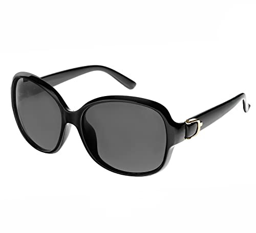 EFE Damen Polarisierte Sonnenbrille, Mode Polarisierte Runde Retro-Sonnenbrille Sonnencreme UV400 klare Sicht, geeignet für Reisefotos