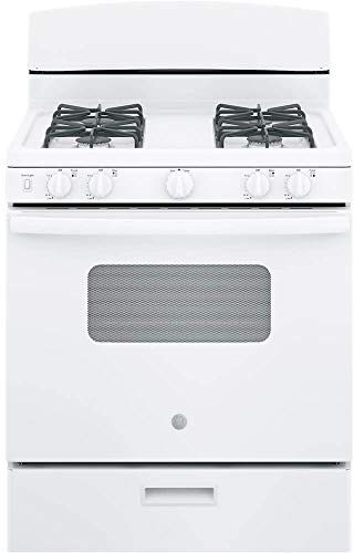 GE 30 in. 4.8 cu. ft. Freestanding Gas Range in White