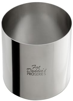 Fat Daddio's Stainless Steel Round Cake & Pastry Ring, 3 x 3 Inch