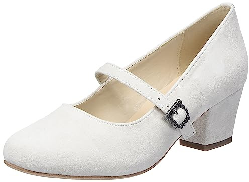 Hirschkogel Damen Pumps, Creme, 36 EU