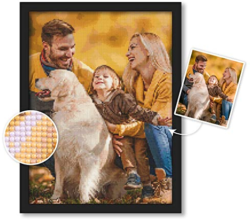 DPDP Diamond Painting Eigenes Bilder Foto Personalisiert - Custom Benutzerdefinierte 5D Diamant Painting Full Bilder Malerei Set Home Decor, 30*50CM