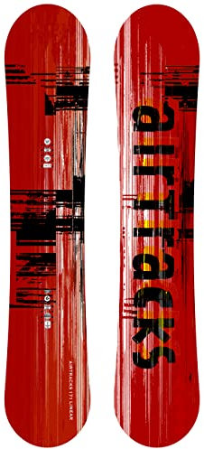 Airtracks Herren Snowboard Freeride Freestyle - Linear Camber Snowboard Extra Wide 159 cm