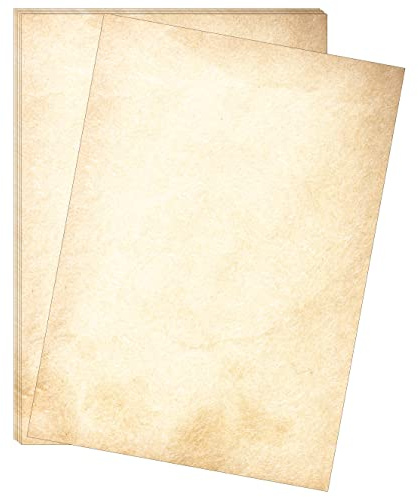 Pusteblume Grusskarten 100 x 120GSM Recycling Blatt altmodisches Briefpapier/Vintage Design Papier DIN A4 Recycling. Ideal für Vintage-Einladungen und Briefe