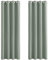 PONY DANCE Blackout Curtain with Eyelets Set of 2 Sage Green Window Curtains for Bedroom Curtains Opaque Eyelet Curtain Decorative, 55 x 79 Inch Drop