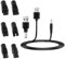 5V USB Netzkabel Kabel, 7 Stecker USB Adapter Set, Kompatibel mit Remington Rasierer, Philips Rasierer Serie, für alle Arten von elektrischen Haarschneidern, Rasierern, Pflegegeräten