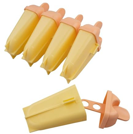 Fackelmann Linea Summer Party Forma Ghiaccioli 5pz, manici ergonomici, con salvagocce e piedini d'appoggio, lavabili in lavastoviglie, dimensioni 4x12 cm manico compreso