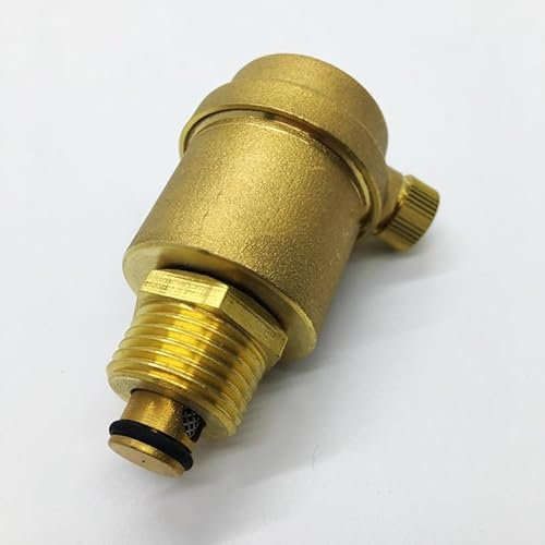 1/2 Zoll 3/4 Zoll 1quot; Automatisches Luftdruck-Entlüftungsventil, BSP-Außengewinde, Messing, Sicherheitsablassventil, Druckentlastungsventil for Solarwarmwasserbereiter(1/2,BSPP MALE_NORMAL)